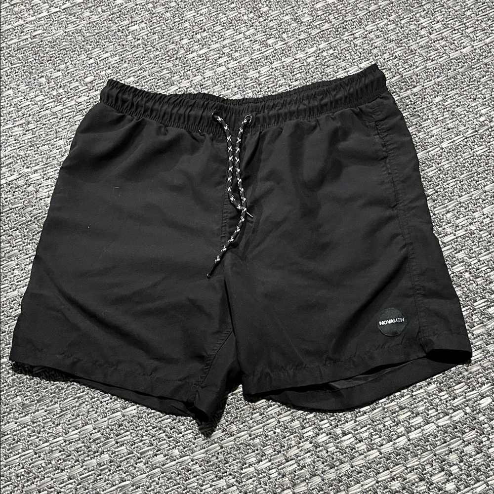 Nova Men | Black Swim Shorts